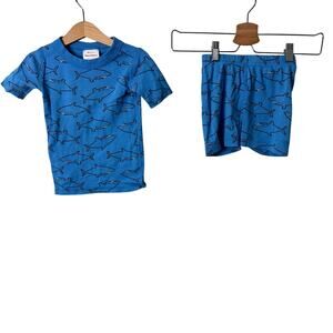 Hanna Andersson Sleeping Sharks Pajamas